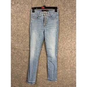 Veronica Beard Jeans Womens 24 Debbie Skinny 10" High Rise Button Fly